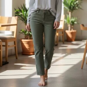 J. Jill 12 Gray Denim Jeans Coastal Preppy Old Money Quiet Luxury Casual Chic